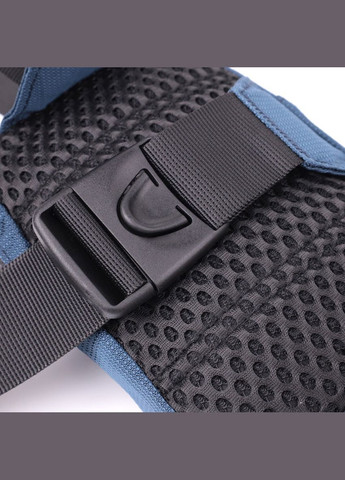 Мужская слинг сумка для путешествий из качественного текстиля 22870 Синий Vintage (329150061)