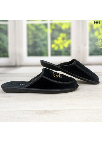 Черные тапочки мужские закрытые комнатные Белста
