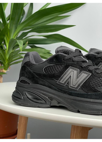 Чорні Осінні кросівки чоловічі new balance 2010 black | нью баланс 2010 чорні No Brand