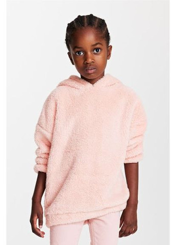 Толстовка рожева з капюшоном для дівчинки -110/116см(4-6р) H&M (356078194)