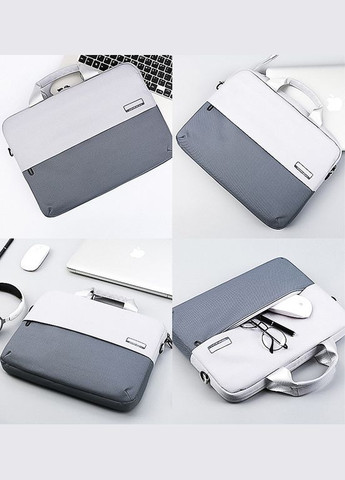 Сумка для ноутбука или документов противоударная Brinch 15,6" Серая (код: IBN043S) Digital (325449238)