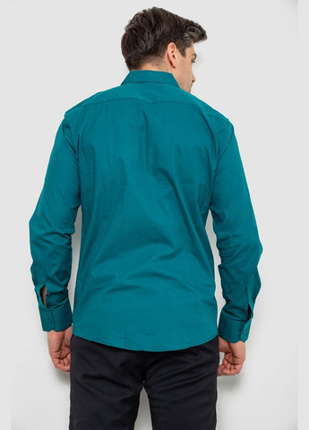Сорочка чоловіча однотонна, колір бірюзовий, 214R7466 Ager (336961077)