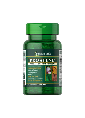 Натуральная добавка Prostene, 60 капсул Puritans Pride (294928350)