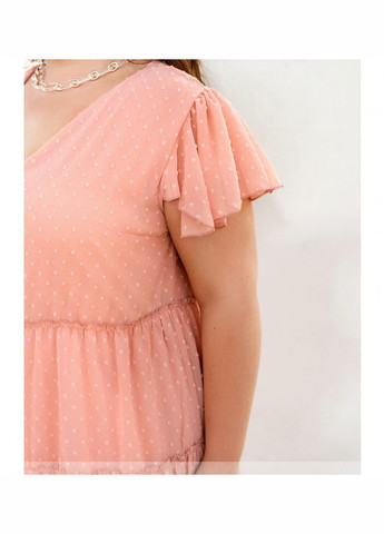 Пудрова кежуал сукня жіноча літнє fq-3910 50, пудровий Sofia