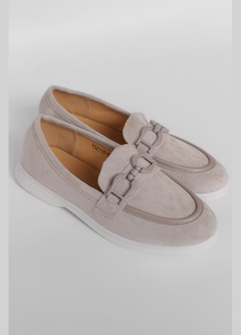 Туфлі-лофери жіночі сірого кольору Let's Shop (292308935)