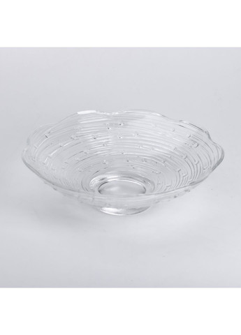 Фруктовница стеклянная Ø23 Листья лотоса Прозрачный Yiwu (360454954)