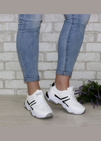 Білі осінні жіночі кросівки Fashion