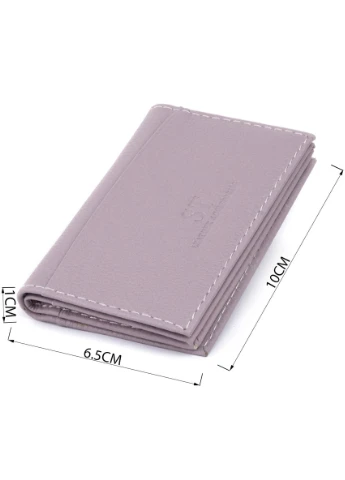 Визитница-книжка 19216 Лиловая st leather (394034389)