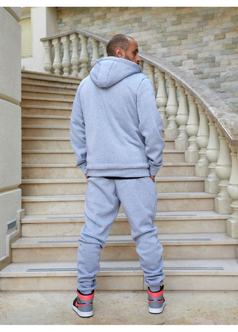 Мужской утепленный костюм из тринитки на флисе — ЗАМЕРЫ В ОПИСАНИИ Vione (370655202)