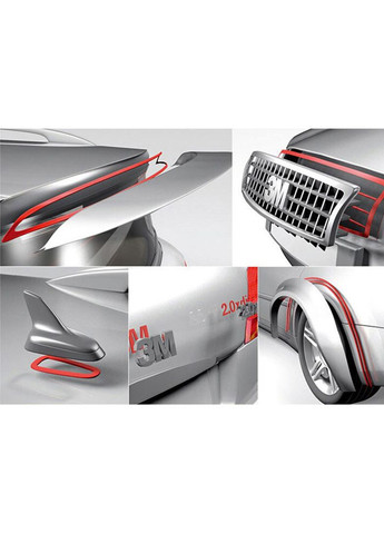 Міцна двостороння клейка стрічка 3M 4229P ширина 40 мм довжина 3 метри Сіра 3М (368865836)