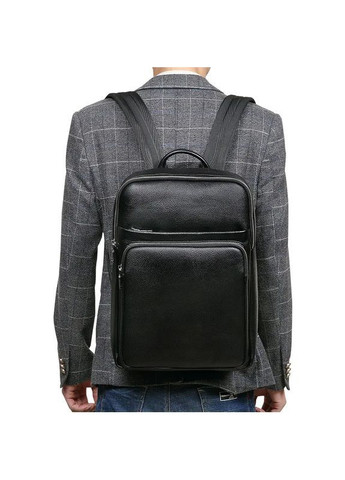 Современный мужской рюкзак из натуральной кожи для путешествий и повседневного использования Qvant 230728 - Черный Tiding Чоловічі шкіряні рюкзаки (366889837)