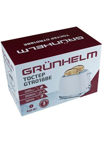 Тостер GTR018BE 850 Вт Grunhelm (363026107)