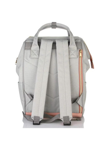 Рюкзак жіночий текстильний 17л на 1 відділення розмір 27×40×16 см 123-01 USB сірий Himawari (314808784)