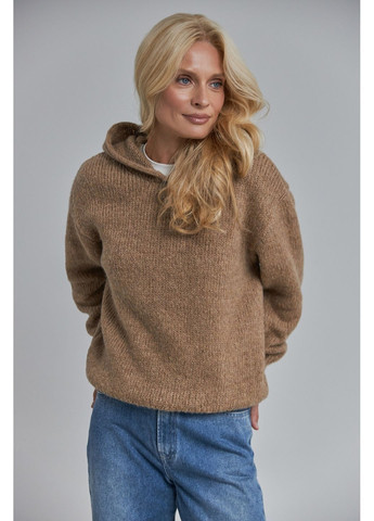 Кавовий светр з капюшоном 2905 Triko Bakh