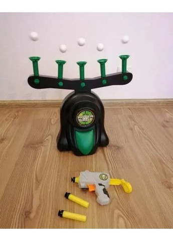 Воздушный тир Hover Shot, Детская игра пистолет с дротиками и летающие мишени No Brand (370275849)