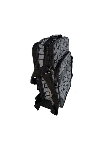 Чоловіча сумка зі шкірозамінника 301584-11111 сіра No Brand (370848536)