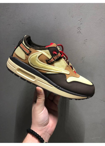 КРОСІВКИ ЖІНОЧІ NIKE AIR MAX 87 X CACTUS J. BAROQUE BROWN НАЙК АІР МАКС 87 No Brand бежеві демісезони (367177187)
