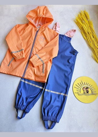 Дождевик Детский Грязепруф без утепления☔️Комплект Детский Куртка и Полукомбинезон Lupilu Куртка та Напівкомбінезон (302894493)