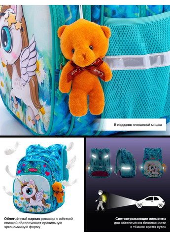 Рюкзак школьный для девочек /SkyName R3-228 Winner (331181669)