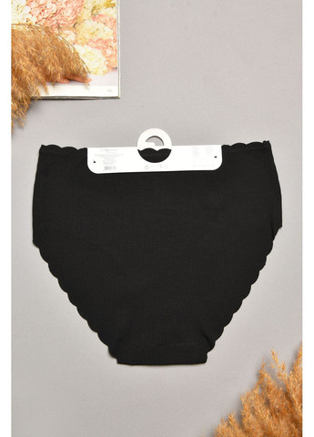 Труси жіночі напівбатальні чорного кольору Let's Shop (366303346)