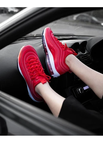 КРОСІВКИ ЖІНОЧІ NIKE AIR MAX 97 RED НАЙК АІР МАКС 97 ЧЕРВОНІ No Brand червоні демісезони (391019460)