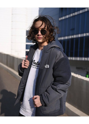 Серая демисезонная куртка осенняя на мальчика подростка Nositi