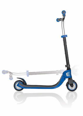Самокат Flow Foldable 125 черно-синий до 100кг () Globber 473-100 (312515792)