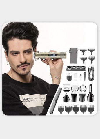 Мужской набор V-110 8 в 1, Машинка для стрижки головы, Машинка для стрижки для дома VGR (364665454)