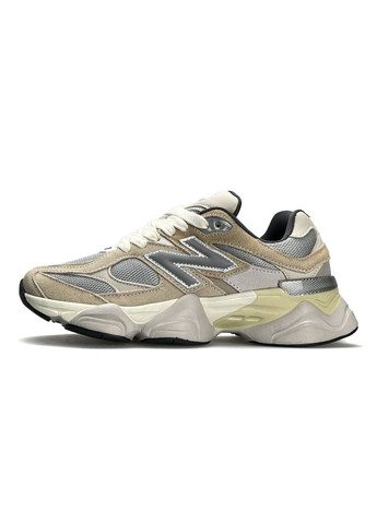 Кроссовки женские New Balance Beige No Brand 9060 серо-бежевые демисезоны (324105916)