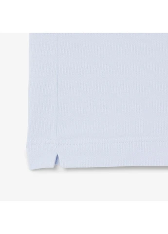 Голубой футболка-поло для мужчин Lacoste однотонная