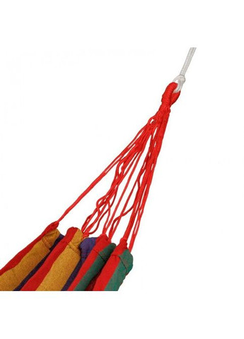 Гамак підвісний без планки 100*200 червоний No Brand (347250776)