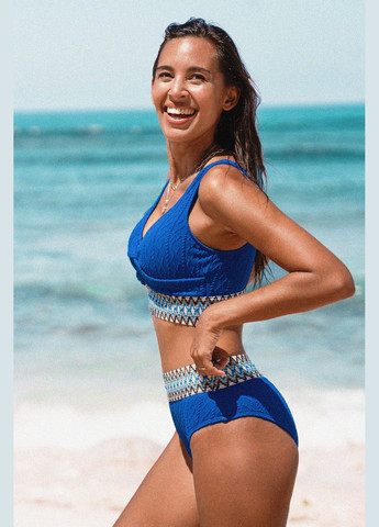 Синій літній купальник CUPSHE