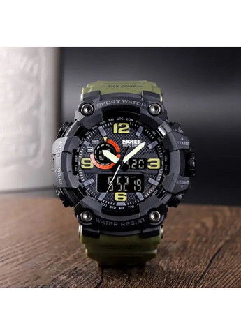 Мужские наручные часы 1520 Зеленый Skmei (314483908)