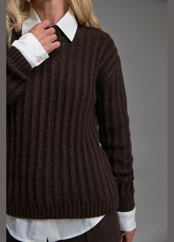 Коричневий демісезонний светр 2880 Bellise