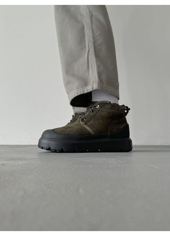 Хакі Осінні кросівки чоловічі UGG Neumel Hybrid Khaki Black | Угі Неймель Гібрид