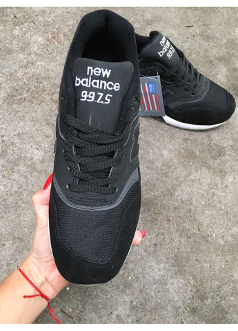 КРОССОВКИ ЖЕНСКИЕ NEW BALANCE 997.5 BLACK WHITE НЬЮ БЕЛАНС 997 No Brand чёрные демисезоны (367171883)
