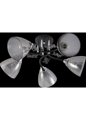 Люстра декоративна IS XA1525B/5 BK+CR на 5 плафонів Valeso (293516350)