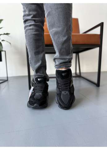 Черные демисезонные кроссовки мужские new balance 9060 black cordura ii нью беланс 9060 No Brand