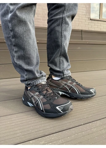 Чорні літні кросівки asics gel-1130 black brown асікс гель 1130 No Brand