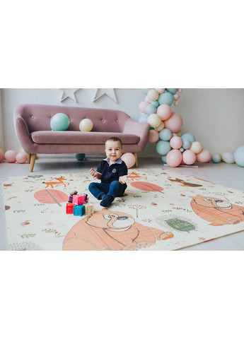 Дитячий двосторонній складний килимок 180х150 см Poppet Лісові мешканці та Добрі сусіди (2036013) No Brand (299666723)