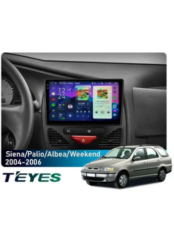 Штатна магнітола CC4 2K 6+64 Gb Fiat Siena Palio Albea Weekend 2004-2006 (F2) 9" Teyes (378896701)