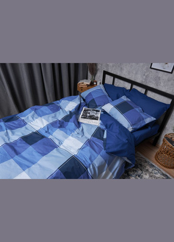 Комплект постельного белья Бязь Gold Люкс «» полуторный 143х210 наволочки 4х70х70 (MS-820004884) Moon&Star Finland Blue (293148240)