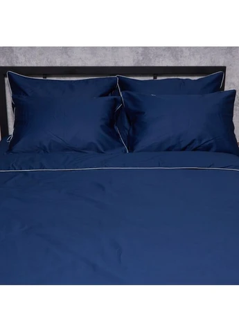 Комплект постельного белья Сатин Premium King Size 220x240 наволочки 4х50х70 (MS-820012673) Moon&Star Blue Night Corner (389746912)