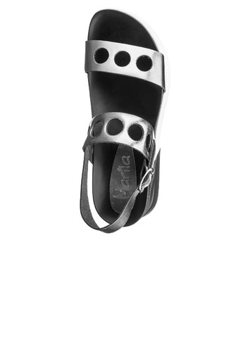 Серебряные босоножки женские Marila