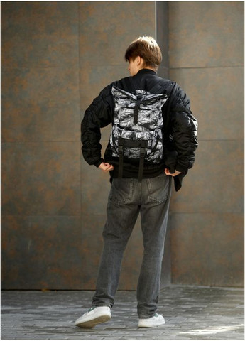 Рюкзак рол RollTop Double принт "Palm" (R-24330720m-VS) Sambag (302450192)