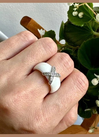 Жіноче керамічне кільце декор каміння ( ) Xuping Jewelry (330618900)