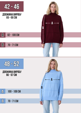 Молочний жіночий светр з геометричним малюнком. SVTR