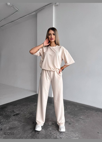 Костюм жіночий базовий з футболкою Liton (295638457)