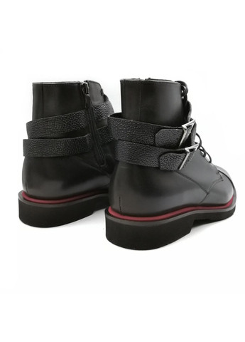 Черные осенние ботинки (р) кожа 0-2-2-gd-2094v-02 NIC
