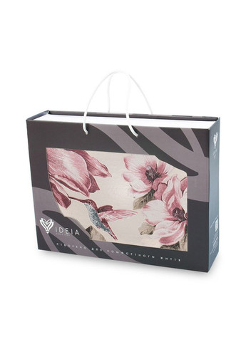 Скатерть 140х170 см с пятно и водоотталкивающей пропиткой хлопок колибри пудра IDEIA (334726704)